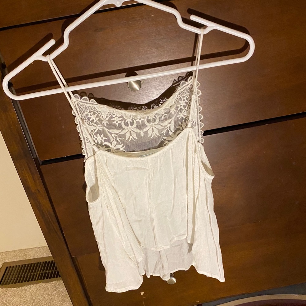 Kimchi Blue white lace tank